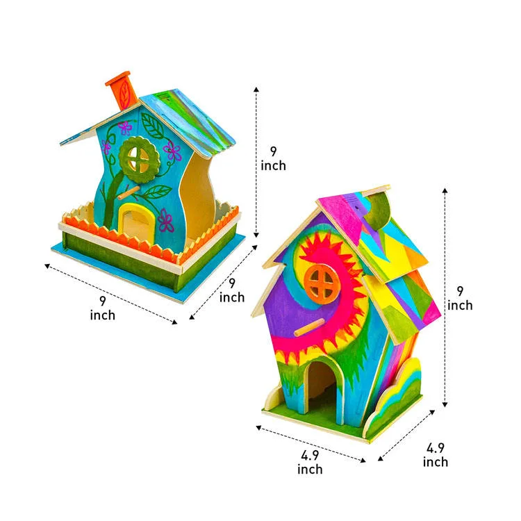 DIY Bird Feeder Kit DIY Wooden Arts Crafts DIY Bird House Kit Kids